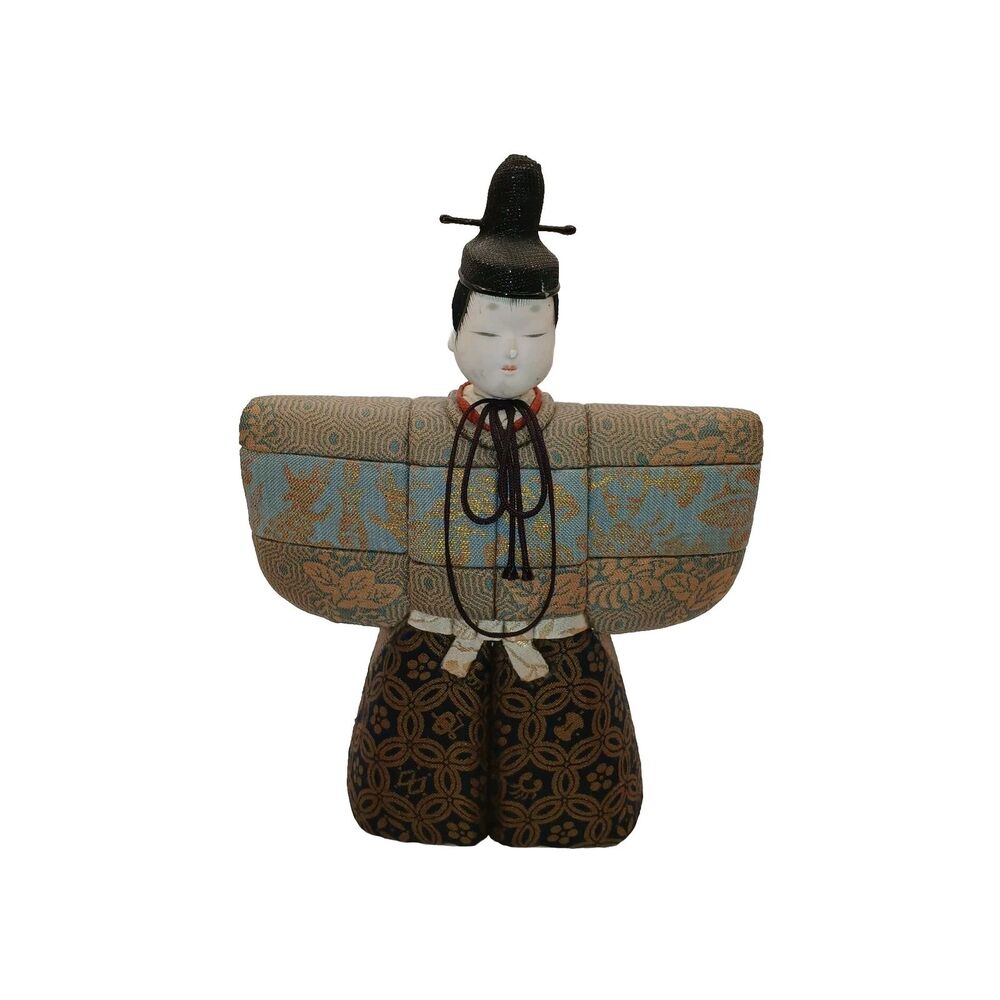 Vintage Kimekomi Doll Male Kimono Traditional Japanese Folk Craft Japan TLC READ